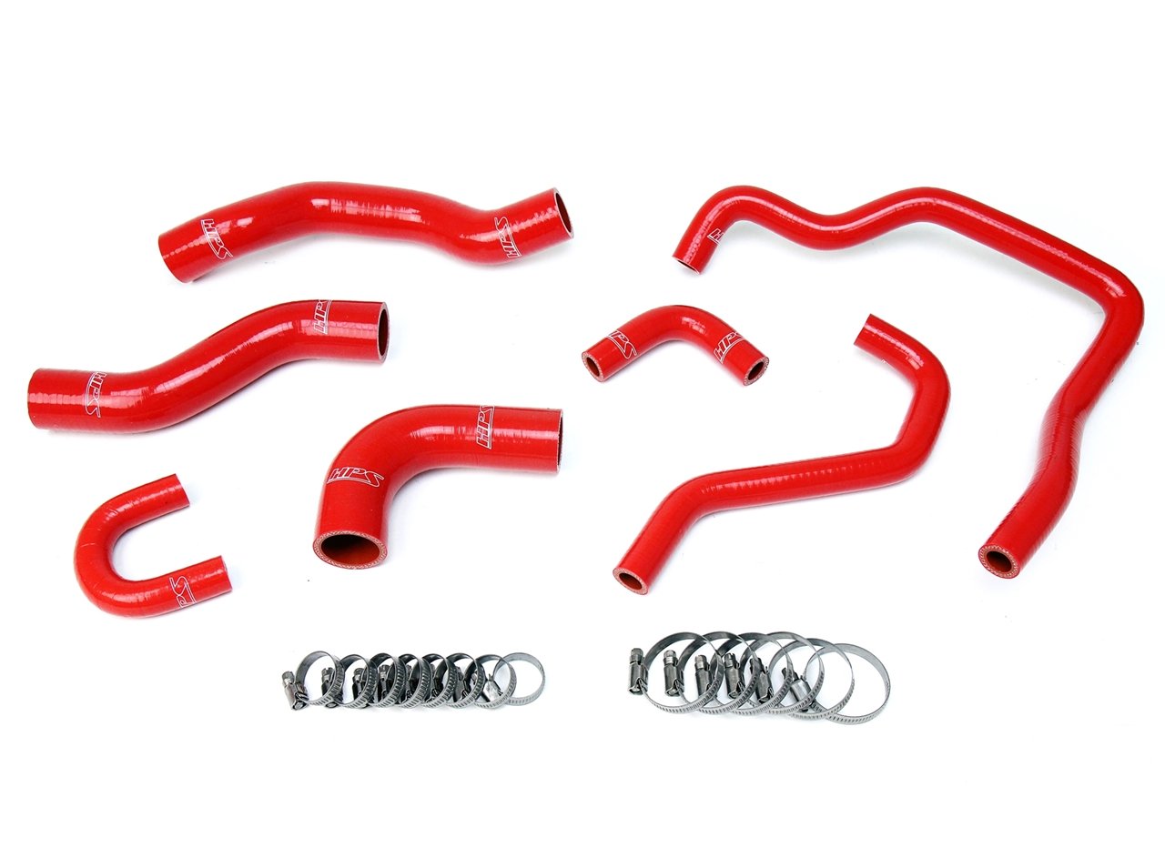 HPS Reinforced Red Silicone Radiator + Heater Hose Kit Coolant Toyota 89-95 4Runner 22RE