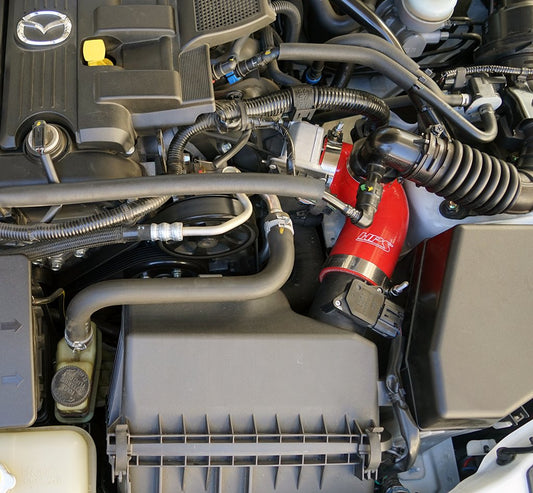 HPS Performance Products HPS Silicone Air Intake Kit Post MAF Hose Mazda 2009-2015 MX-5