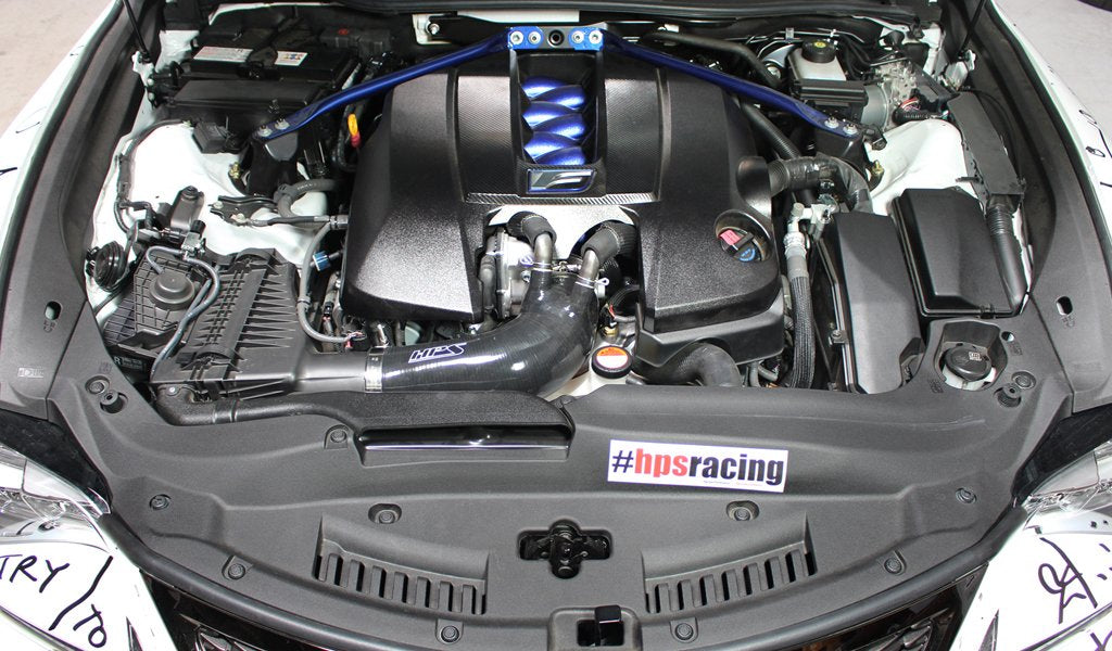 HPS Performance HPS Silicone Air Intake Kit Post MAF Hose Lexus 2016-2020 GS F V8 5.0L