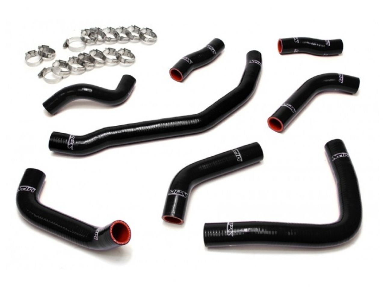 HPS Performance Products HPS Black Reinforced Silicone Coolant Hose Complete kit (8pc)