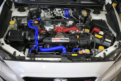 HPS Performance HPS Blue Reinforced Silicone Radiator + Heater Hose Kit Subaru 15-16 WRX