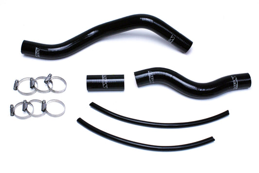 HPS Performance HPS Black Reinforced Silicone Radiator Hose Kit Coolant Honda 01-05 Civic
