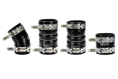 HPS Performance Products HPS High Temp Reinforced Silicone Intercooler Hose Boots Kit Ford 2005-2007 F250 Superduty 6.0L PowerStroke Diesel