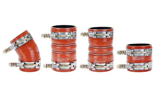 HPS High Temp Reinforced Silicone Intercooler Hose Boots Kit Ford 2005-2007 F250
