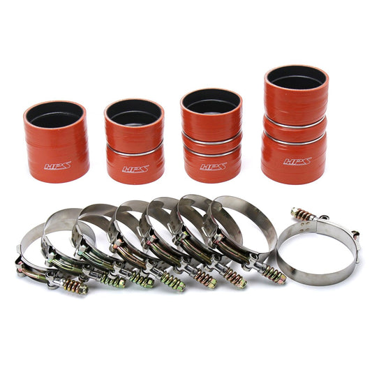 HPS High Temp Aramid Reinforced Silicone Intercooler Hose Boots Kit Ford 2008-2010 F250