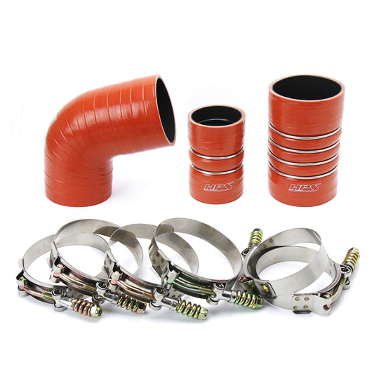 HPS High Temp Aramid Reinforced Silicone Intercooler Hose Boots Kit GMC 2006-2010 Sierra