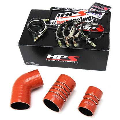 HPS High Temp Aramid Reinforced Silicone Intercooler Hose Boots Kit Chevy — 214YY