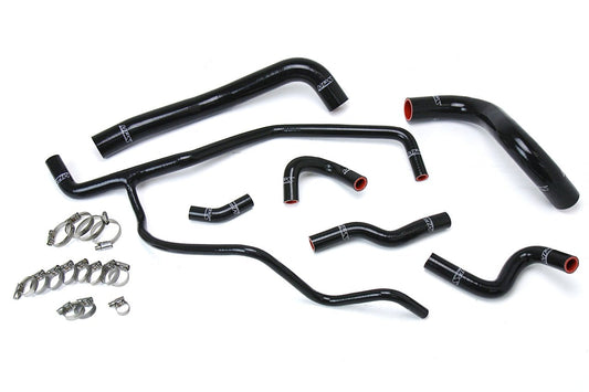 HPS Black Reinforced Silicone Radiator + Heater Hose Kit Coolant Dodge 11-17 Charger 3.6L