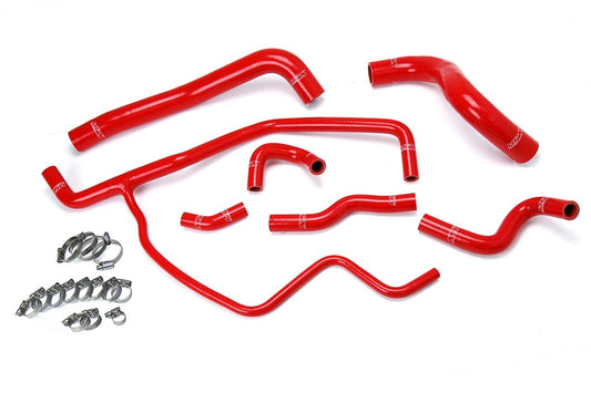HPS Red Reinforced Silicone Radiator + Heater Hose Kit Coolant Dodge 11-17 Challenger
