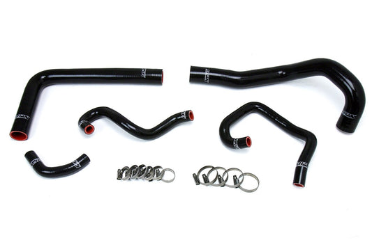 HPS Black Reinforced Silicone Radiator + Heater Hose Kit Coolant Toyota 93-98 Supra MK4