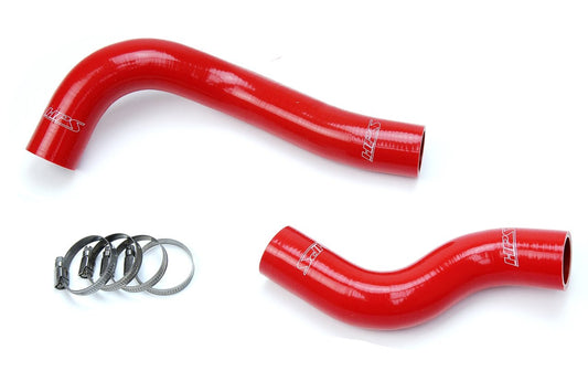 HPS Performance HPS Red Reinforced Silicone Radiator Hose Kit Coolant Lexus 16-18 GSF V8