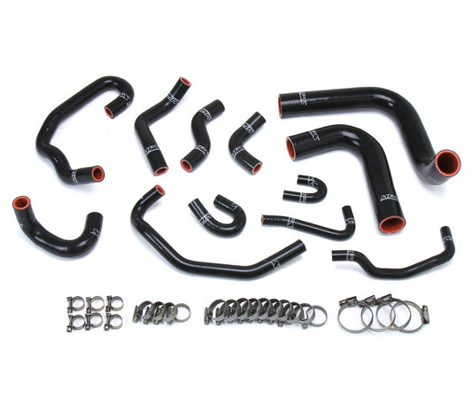 HPS Reinforced Black Silicone Radiator + Heater Hose Kit Coolant Toyota 93-95 Pickup 3.0L