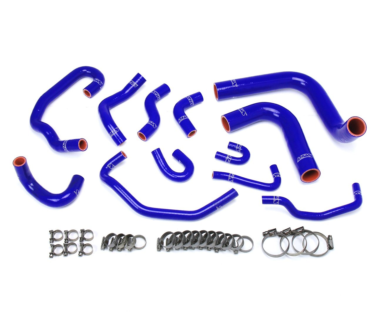 HPS Reinforced Blue Silicone Radiator + Heater Hose Kit Coolant Toyota 93-95 Pickup 3.0L