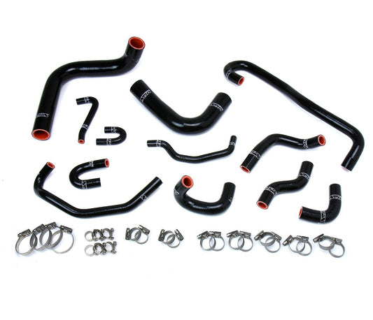 HPS Reinforced Black Silicone Radiator + Heater Hose Kit Coolant Toyota 89-92 Pickup 3.0L