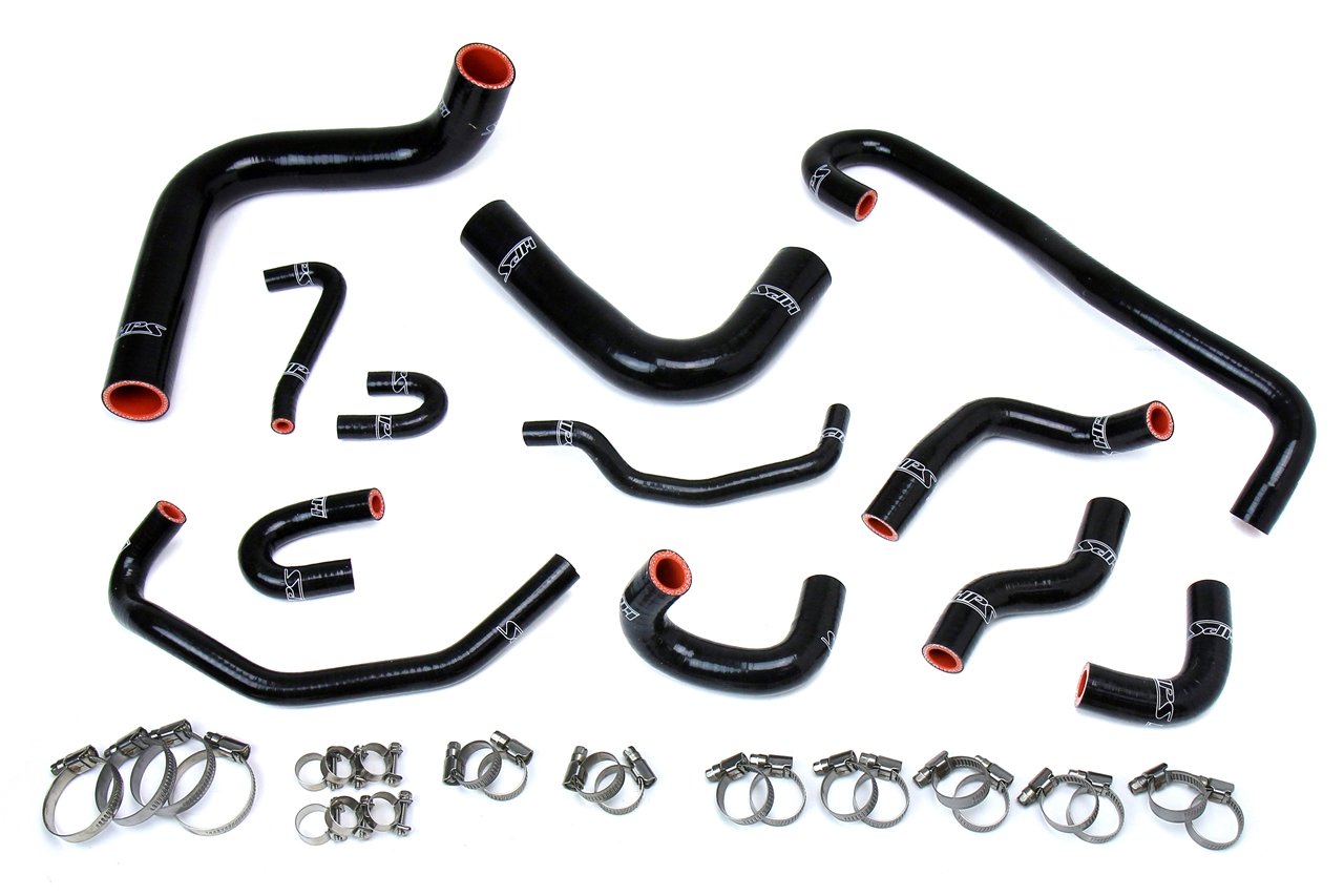 HPS Silicone Radiator + Heater Coolant Hose Kit Toyota 1989-1992 Pickup 3.0L V6 Left Hand