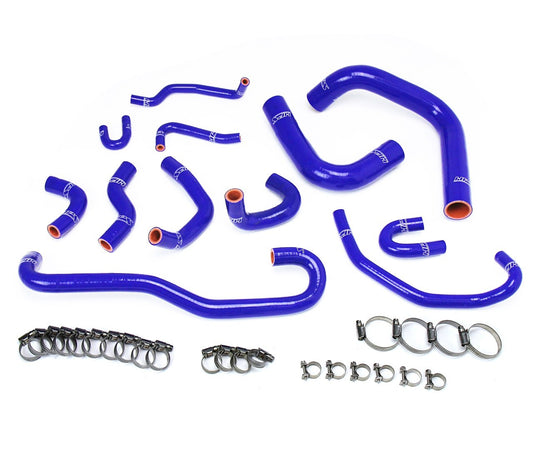 HPS Reinforced Blue Silicone Radiator + Heater Hose Kit Coolant Toyota 89-92 Pickup 3.0L