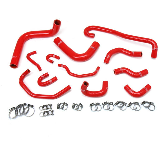HPS Reinforced Red Silicone Radiator + Heater Hose Kit Coolant Toyota 89-92 Pickup 3.0L