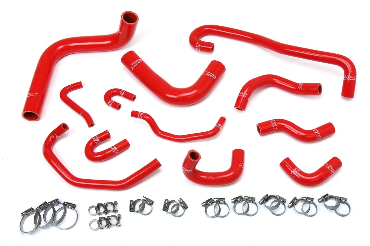 HPS Silicone Radiator + Heater Coolant Hose Kit Toyota 1989-1992 Pickup 3.0L V6 Left Hand