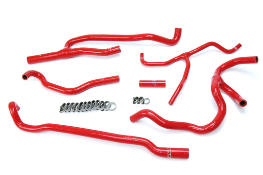 HPS Performance HPS Red Reinforced Silicone Heater Hose Kit Coolant Chevy 16-17 Camaro SS
