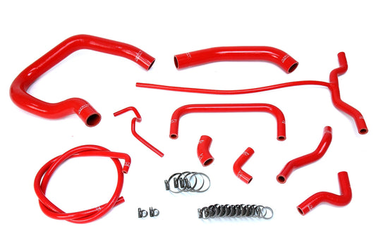 HPS Performance HPS Reinforced Red Silicone Radiator + Heater Hose Kit Coolant Ford 04-11