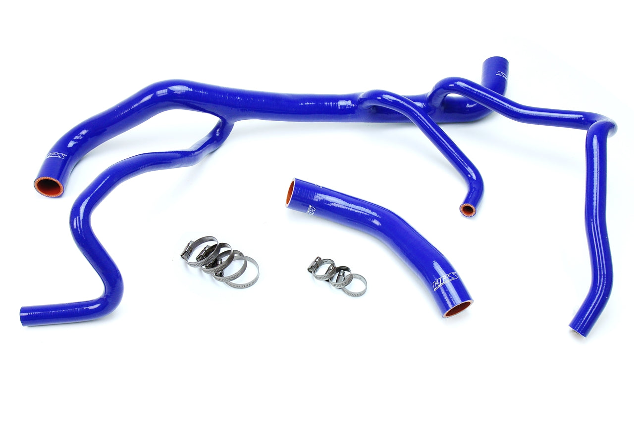 HPS Performance HPS Blue Reinforced Silicone Radiator Hose Kit Coolant Chevy 16-17 Camaro
