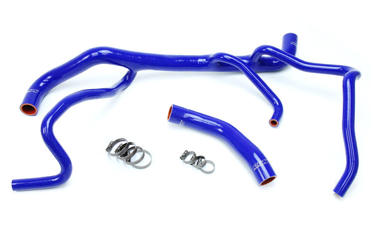 HPS Performance HPS Blue Reinforced Silicone Radiator Hose Kit Coolant Chevy 16-17 Camaro