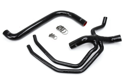 HPS Performance HPS Black Reinforced Silicone Radiator Hose Kit Coolant Ford 99-03 F150