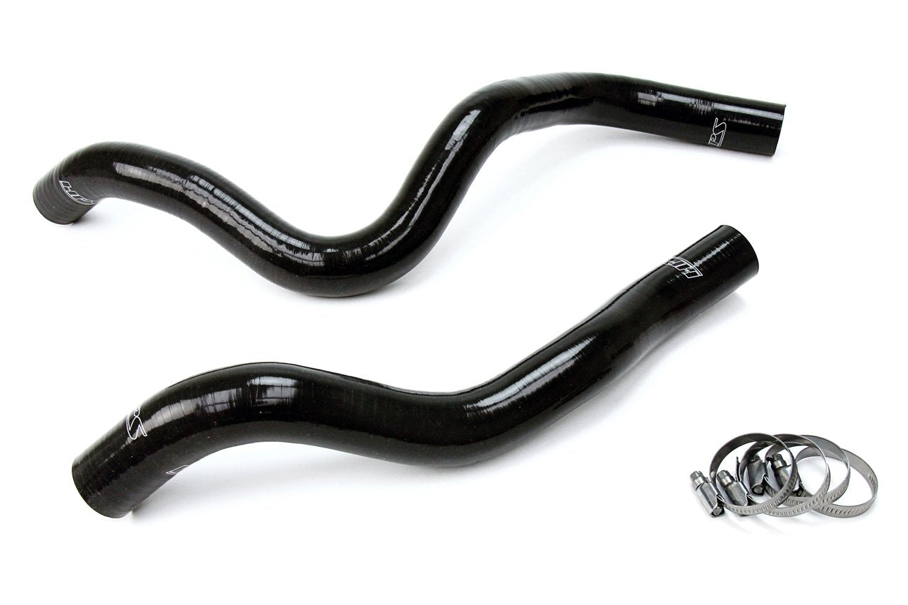 HPS Performance HPS Black Reinforced Silicone Radiator Hose Kit Coolant Honda 16-18 Pilot