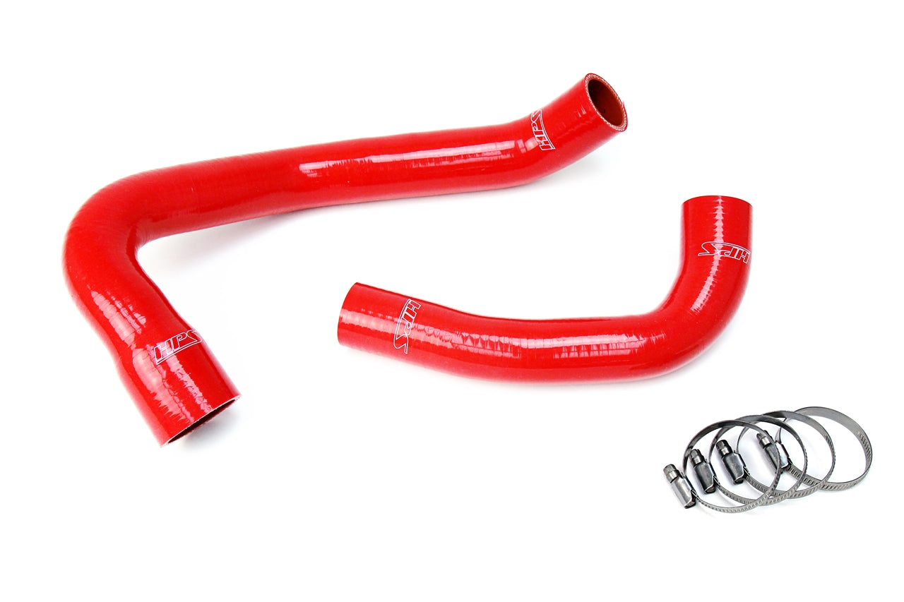 HPS Performance HPS Red Reinforced Silicone Radiator Hose Kit Coolant Jeep 00-06 Wrangler