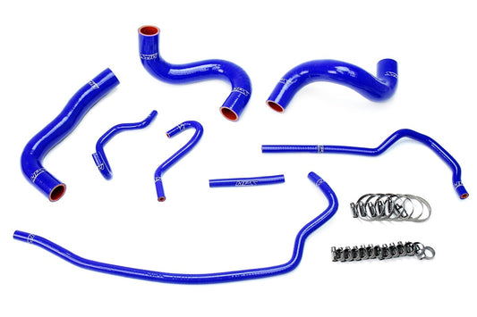 HPS Performance HPS Blue Reinforced Silicone Radiator Hose Kit Coolant Toyota 09-13