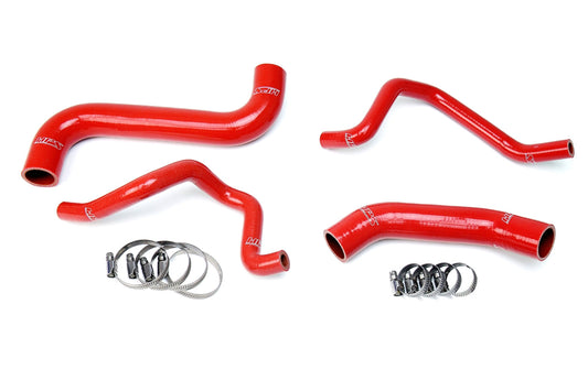 HPS Performance HPS Red Reinforced Silicone Radiator + Heater Hose Kit Subaru 2004-2005