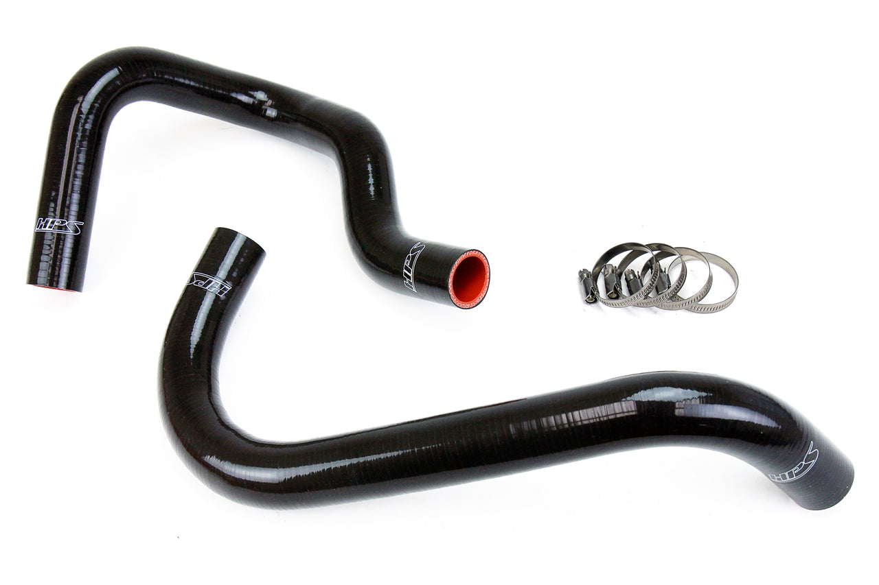 HPS Performance Products HPS Reinforced Black Silicone Radiator Hose Kit Coolant — 1K846