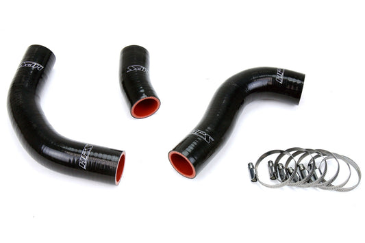 HPS Performance Products HPS Reinforced Black Silicone Radiator Hose Kit Coolant Toyota