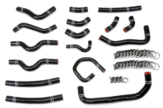 HPS Reinforced Silicone Heater Hose Kit Complete 16pcs Set, Toyota 98-02 Land Cruiser