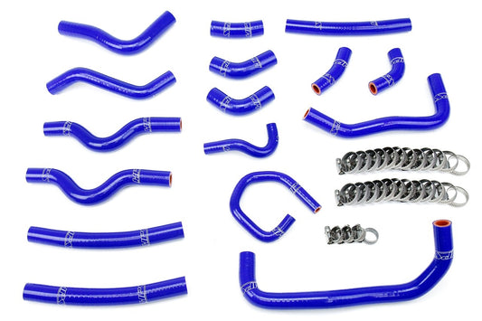 HPS Reinforced Silicone Heater Hose Kit Complete 16pcs Set, Toyota 98-02 Land Cruiser