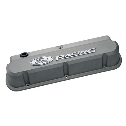 Ford Slant Edge Valve Cover Set w/Ford Racing Logo FRD302-137
