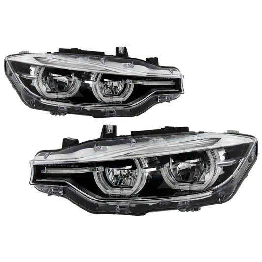 SPYDER BMW F30 3 Series 4Dr LED Projector Headlights Chrome PRO-JH-BF3012H-4D-LED-C 9948534