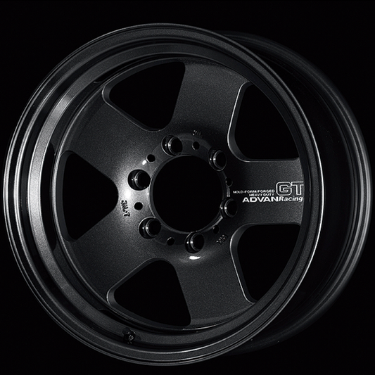 Advan GT Heavy 17X8.0 +20 6x139.7 Racing Titanium Black Wheel YAQH7G20KTBK