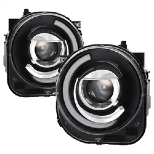 SPYDER xTune 15-17 Jeep Renegade Light Bar DRL Projector Headlights -Black (PRO-JH-JREN-LBDRL-BK) 9039720