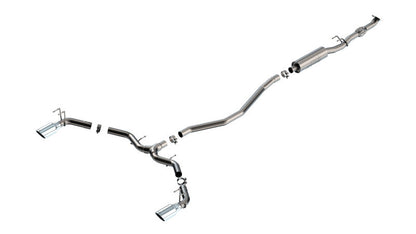 Borla 2023 Integra/22-23 Civic Si 1.5L 4 CYL. MT FWD 4DR 2.50in S-Type Catback Exhaust 140922