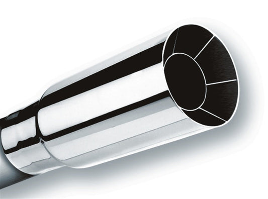 Borla Universal Polished Tip Single Round Intercooled (inlet 2 1/2in. Outlet 2 1/2in)  *NO Returns* 20104