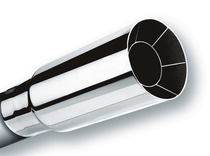 Borla Universal Polished Tip Single Round Intercooled (inlet 2 1/4in. Outlet 2 1/2in)  *NO Returns* 20103