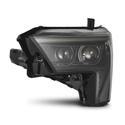 AlphaRex 22-23 Toyota Tundra LUXX-Series Headlights Alpha-Black w/Amber DRL - Req 810029 OR 810030 880873 *Discontinued