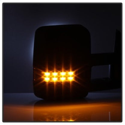 SPYDER xTune Chevy Silverado 99-02 G2 Heated Amber LED Signal Telescoping Mirrors MIR-CS99S-G2-PWH-AM-SET 9936678