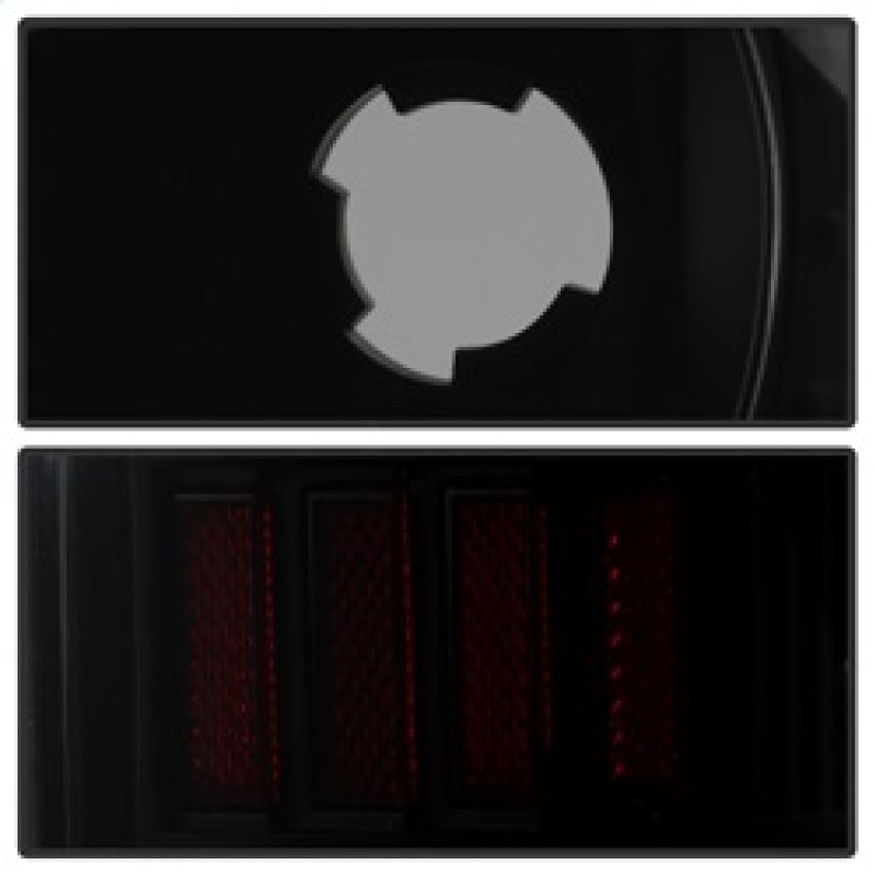 Spyder xTune 97-03 Ford F-150 Light Bar LED Tail Lights - Black Smoke