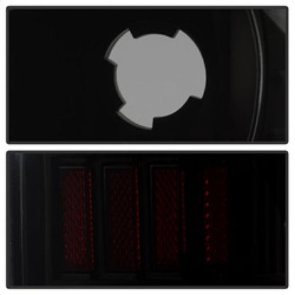 Spyder xTune 97-03 Ford F-150 Light Bar LED Tail Lights - Black Smoke