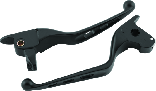 Bikers Choice Tri-Hole Lever Set Black 491155