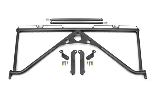 BMR Suspension 16-24 6th Gen Camaro Harness Bar - Black Hammertone HB360H