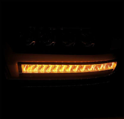 AlphaRex 19-20 Ram 1500HD NOVA LED Proj Headlights Plank Style Chrome w/Activ Light/Seq
