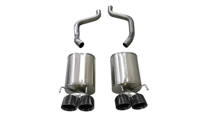 Corsa Performance 09-13 Chevrolet Corvette (C6) 6.2L Black Xtreme Axle-Back Exhaust